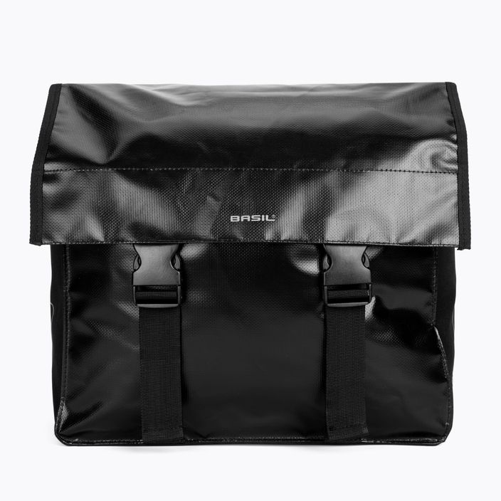 Basil Urban Load dvigubas krepšys 53 l juodas/juodas dviračių bagažinės krepšys 2