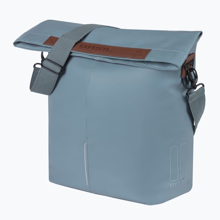Dviračio bagažinės krepšys Basil City Shopper Vegan Leather 16 l blue 2