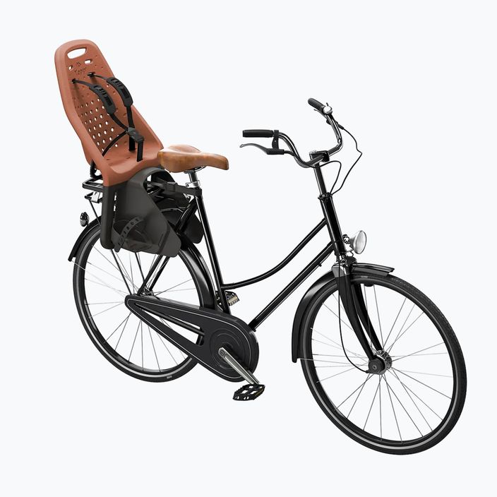 Thule Yepp Maxi Easy Fit galinė dviračių sėdynė rudos spalvos 12020216 6