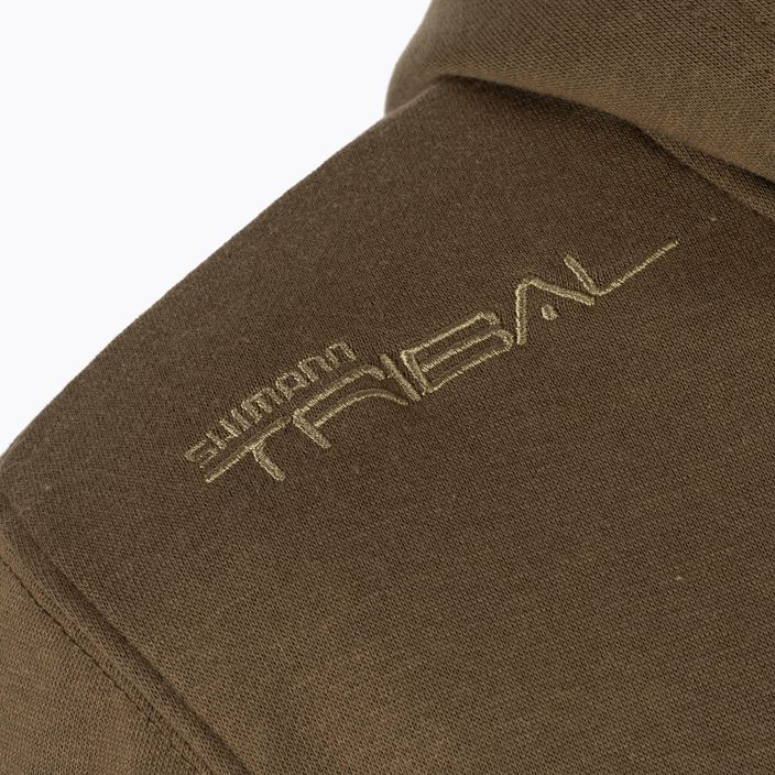 Shimano Tribal Tactical rudos spalvos žvejybinis džemperis SHTTW06M 3