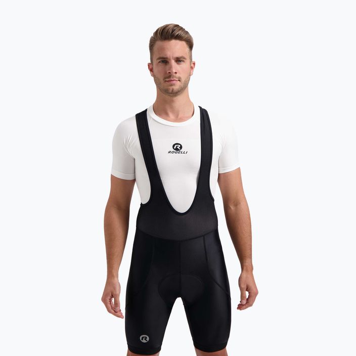 Vyriški dviračių šortai Rogelli Core Bib Short black