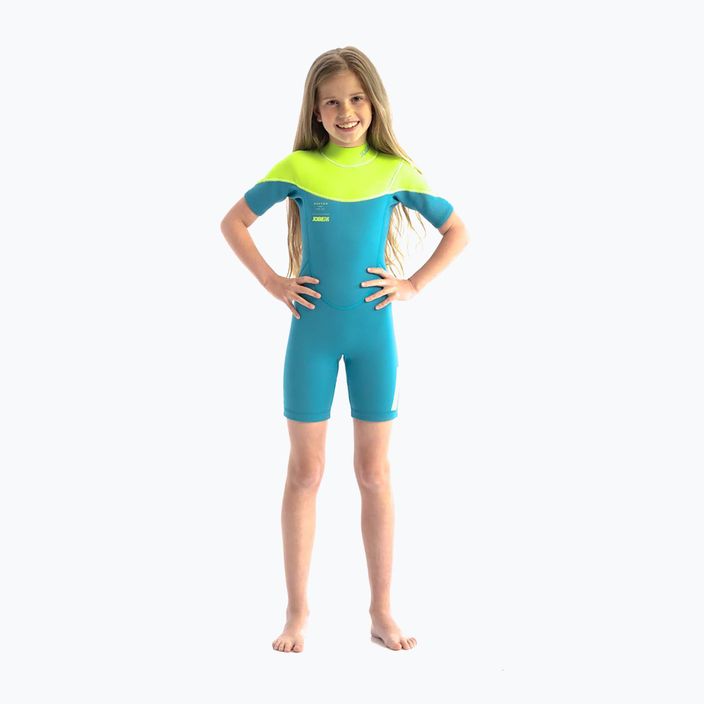 JOBE Boston 2 mm mėlynai žalios spalvos vaikiškos plaukimo putos 303621008