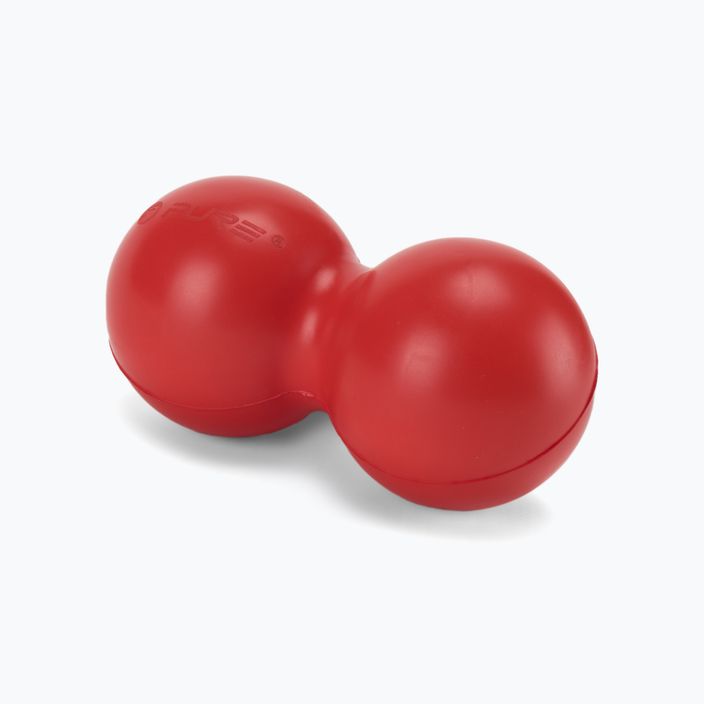 Pure2Improve Duo kamuoliukas slėgio rodyklė raudonas 2160 masažinis kamuoliukas 2