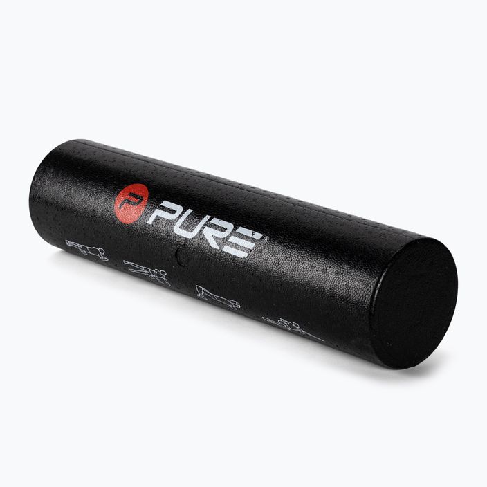 Pure2Improve Exercise Trainer masažinis volelis juodas 2149