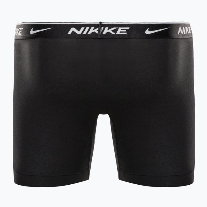 Vyriškos Nike Everyday Cotton Stretch Boxer Brief kelnaitės 3Pk MP1 white/grey heather / black 3