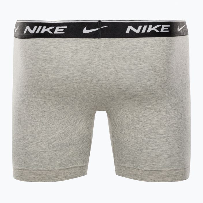Vyriškos Nike Everyday Cotton Stretch Boxer Brief kelnaitės 3Pk MP1 white/grey heather / black 6
