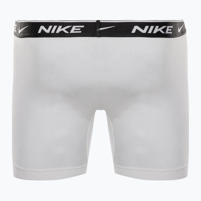 Vyriškos Nike Everyday Cotton Stretch Boxer Brief kelnaitės 3Pk MP1 white/grey heather / black 9