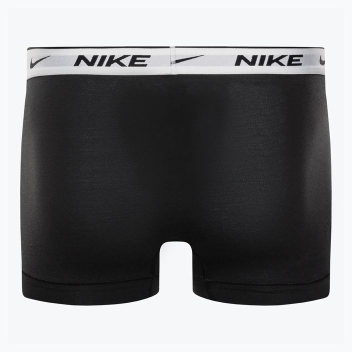 Vyriški boksininko šortai Nike Everyday Cotton Stretch Trunk 3Pk UB1 black/white wb 2