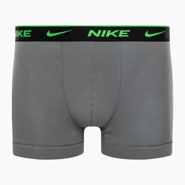 Vyriški boksininko šortai Nike Everyday Cotton Stretch Trunk 3Pk BAU geo blokų spauda/šaltai pilka/juoda 5