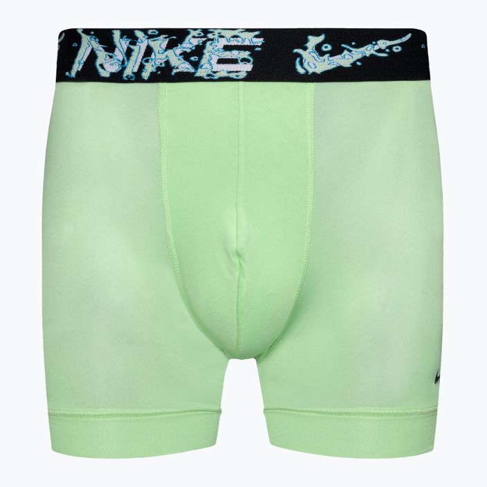 Vyriškos trumpikės Nike Dri-Fit Essential Micro Boxer Brief 3 poros black/green/blue 3