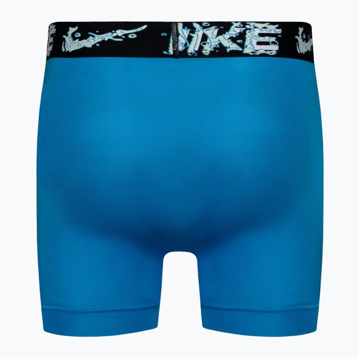 Vyriškos trumpikės Nike Dri-Fit Essential Micro Boxer Brief 3 poros black/green/blue 5