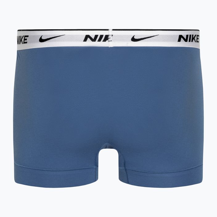 Vyriškos trumpikės Nike Everyday Cotton Stretch Trunk 3 poros star blue/wolf grey/black white 3