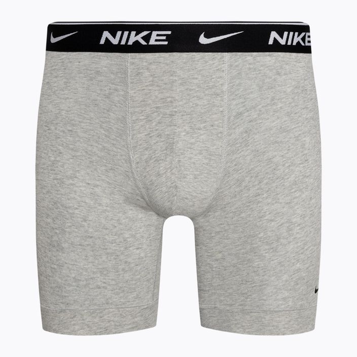 Vyriškos trumpikės Nike Everyday Cotton Stretch Boxer Brief 3 poros pear/heather grey/black 3