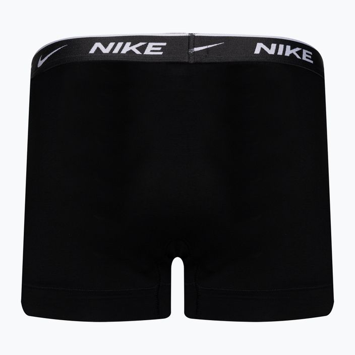 Vyriškos trumpikės Nike Everyday Cotton Stretch Trunk 3 poros black/violet/orange 5