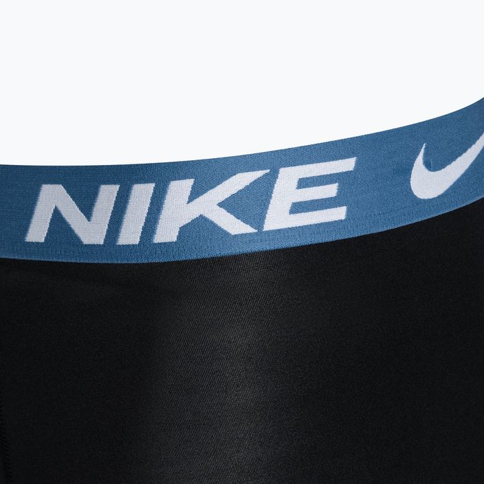 Vyriškos trumpikės Nike Dri-Fit Essential Micro Trunk 3 pary black/star blue/pear/anthracite 7