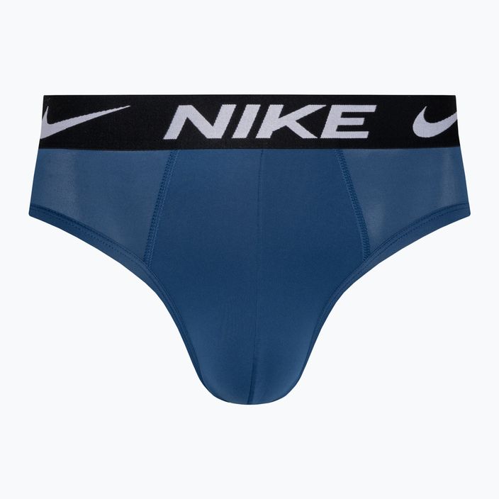 Vyriškos kelnaitės Nike Essential Micro Boxer Brief 3 poros grey/court blue/dark red 2