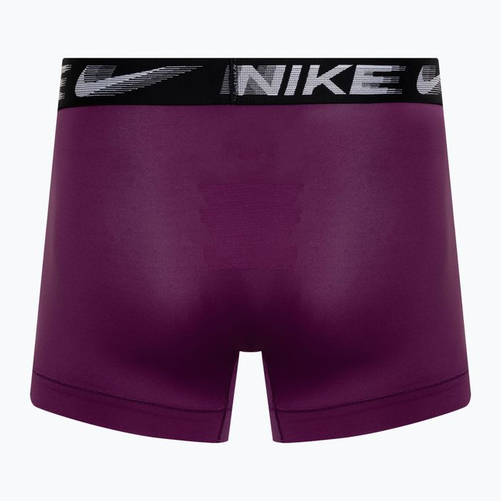 Vyriškos trumpikės Nike Dri-Fit Essential Micro Trunk 3 pary violet/wolf grey/black 5