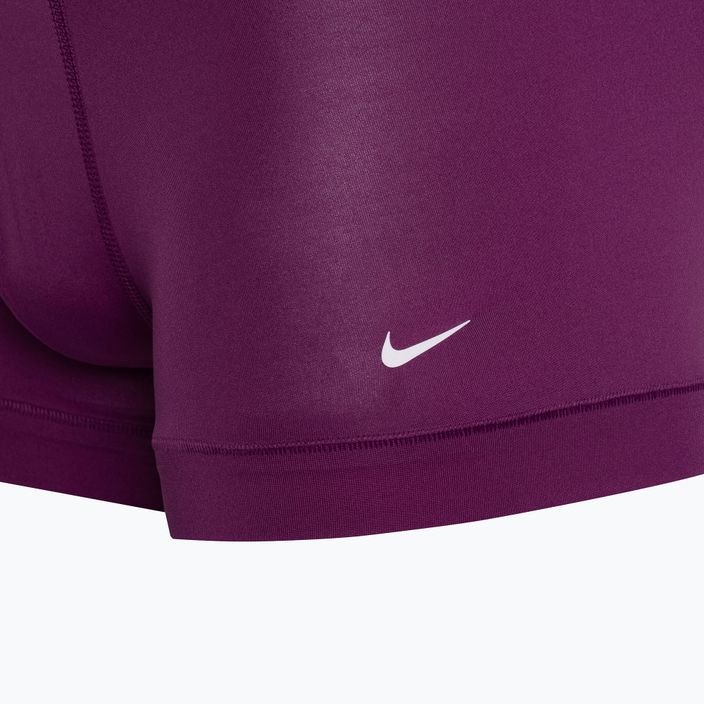 Vyriškos trumpikės Nike Dri-Fit Essential Micro Trunk 3 pary violet/wolf grey/black 7