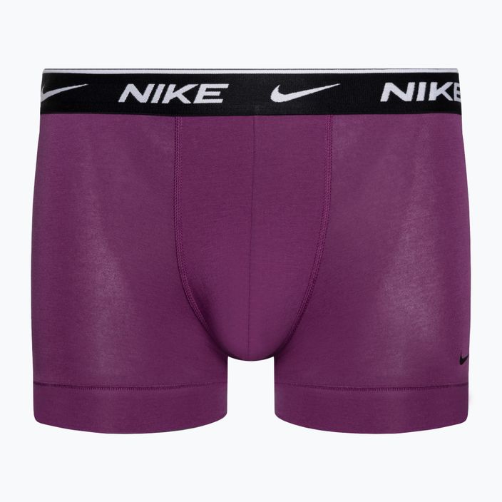 Vyriškos trumpikės Nike Everyday Cotton Stretch Trunk 3 poros green/violet/blue 2