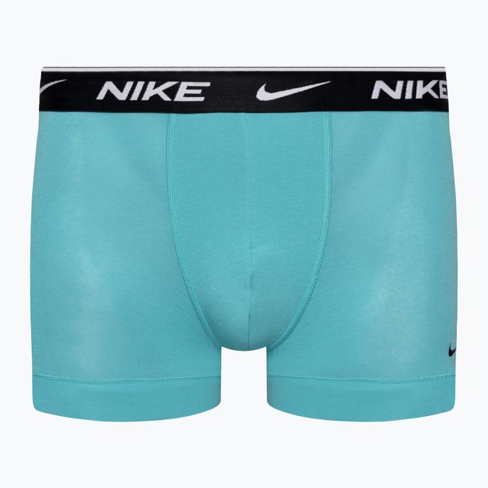 Vyriškos trumpikės Nike Everyday Cotton Stretch Trunk 3 poros green/violet/blue 4