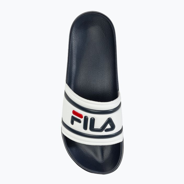 Vyriškos šlepetės FILA Morro Bay white / fila navy 5