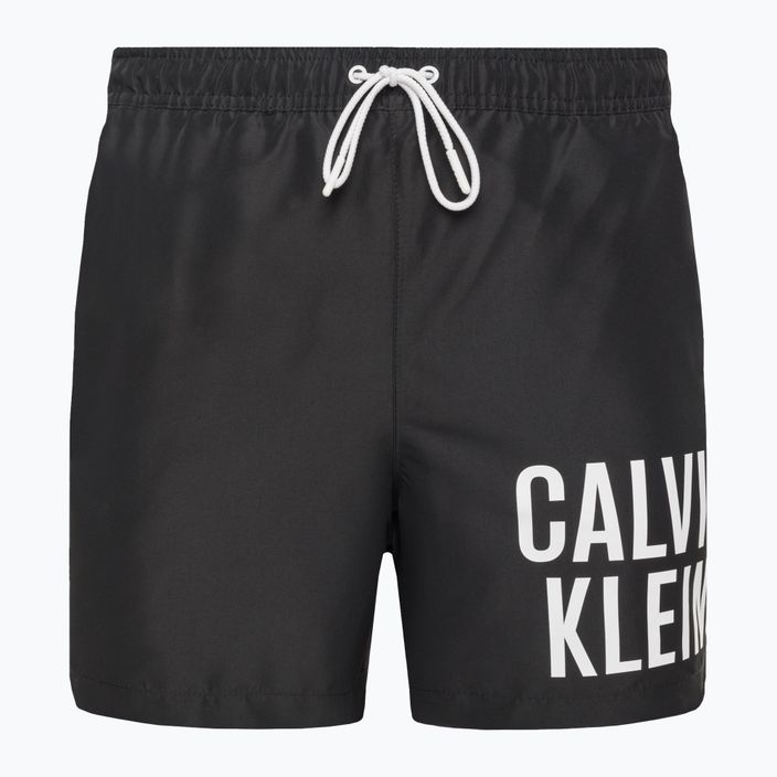 Vyriški Calvin Klein Medium Drawstring maudymosi šortai juodi