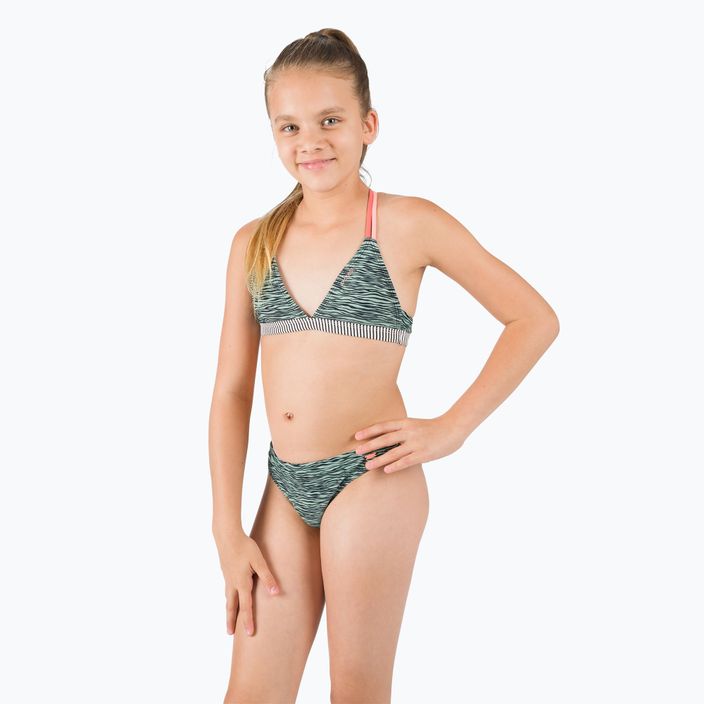 Dviejų dalių vaikiški maudymosi kostiumėliai Protest Prteva Trikampis bikinis žalias P7913721 6