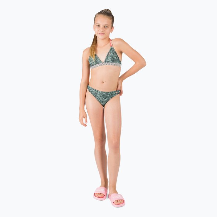 Dviejų dalių vaikiški maudymosi kostiumėliai Protest Prteva Trikampis bikinis žalias P7913721 7