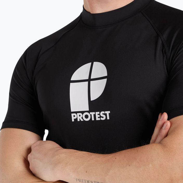 Vyriški maudymosi marškinėliai Protest Prtcater rashguard black P7797201 4