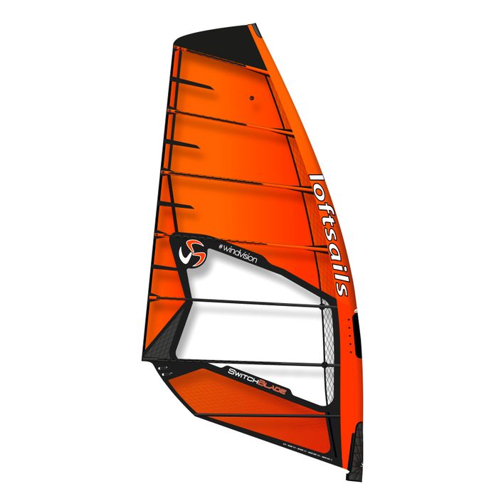 Loftsails 2022 Switchblade Freerace oranžinė burlenčių burė LS060012800 2