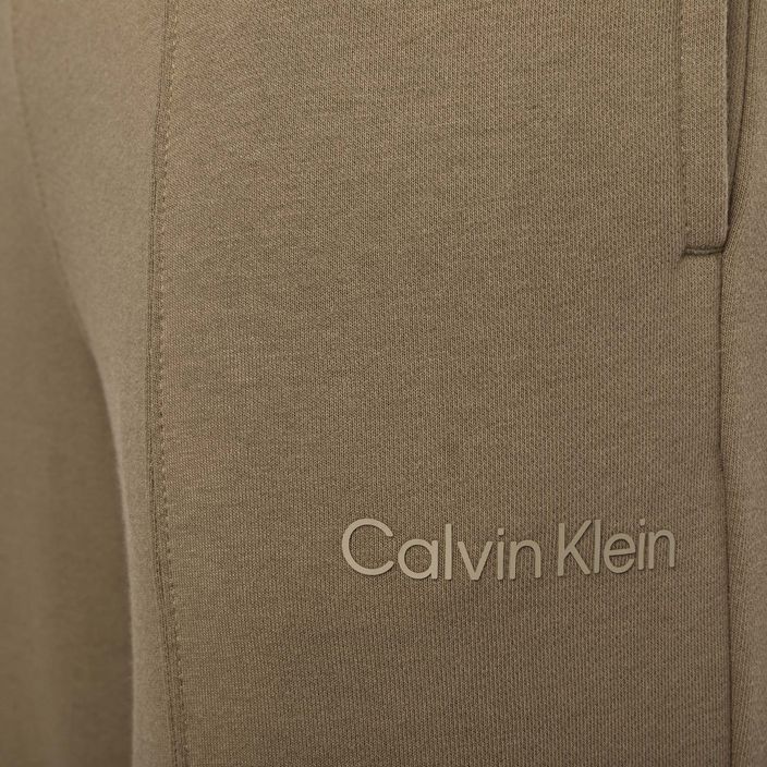 Vyriški Calvin Klein 8.5" Knit 8HU treniruočių šortai pilkai alyvuogių spalvos 7