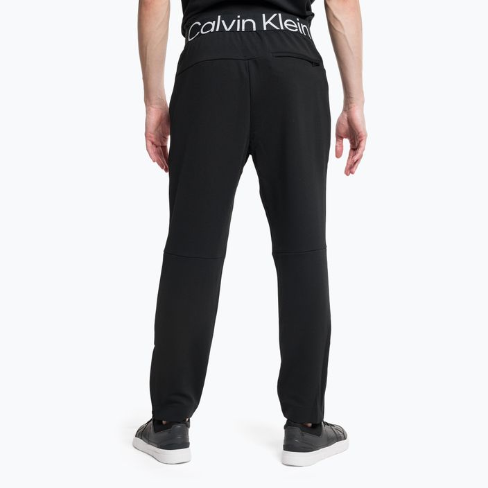 Vyriškos treniruočių kelnės Calvin Klein Knit BAE black beauty 3
