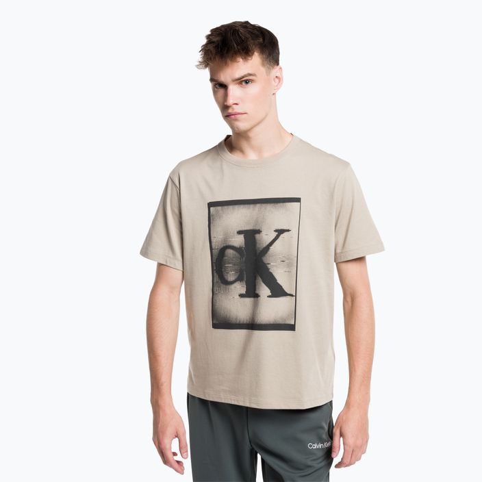 Calvin Klein vyriški žieminiai lininiai marškinėliai