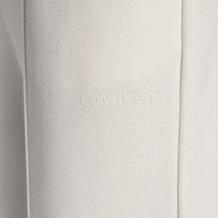 Moteriškos treniruočių kelnės Calvin Klein Knit YBI white suede 7