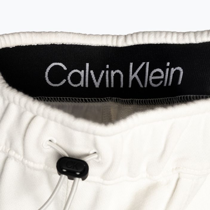 Moteriškos treniruočių kelnės Calvin Klein Knit YBI white suede 8