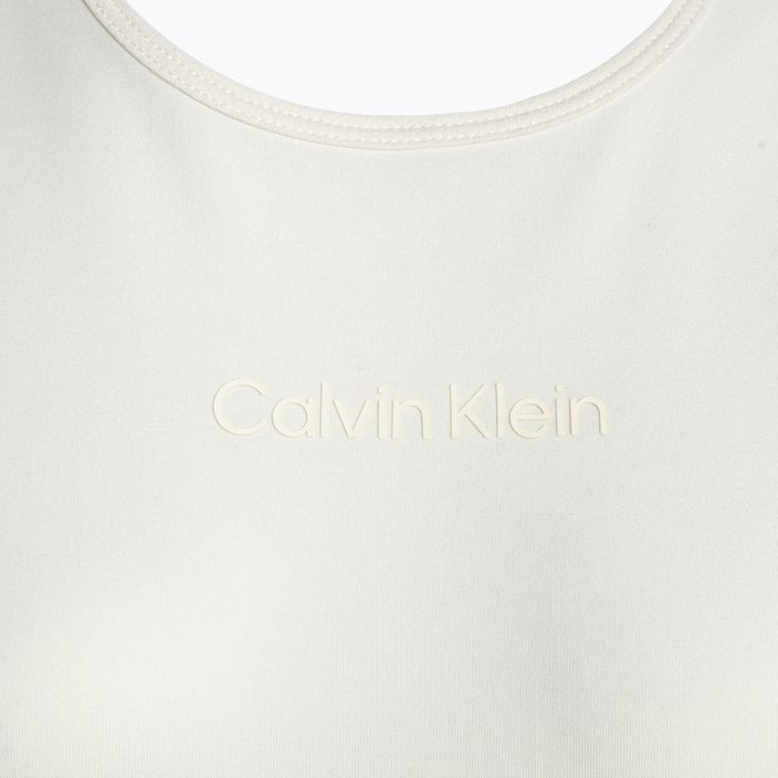 Moteriški Calvin Klein Knit balti zomšiniai marškinėliai 7