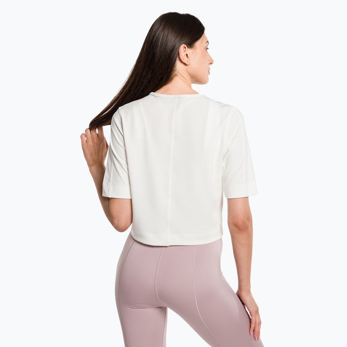 Moteriški Calvin Klein Knit balti zomšiniai marškinėliai 3