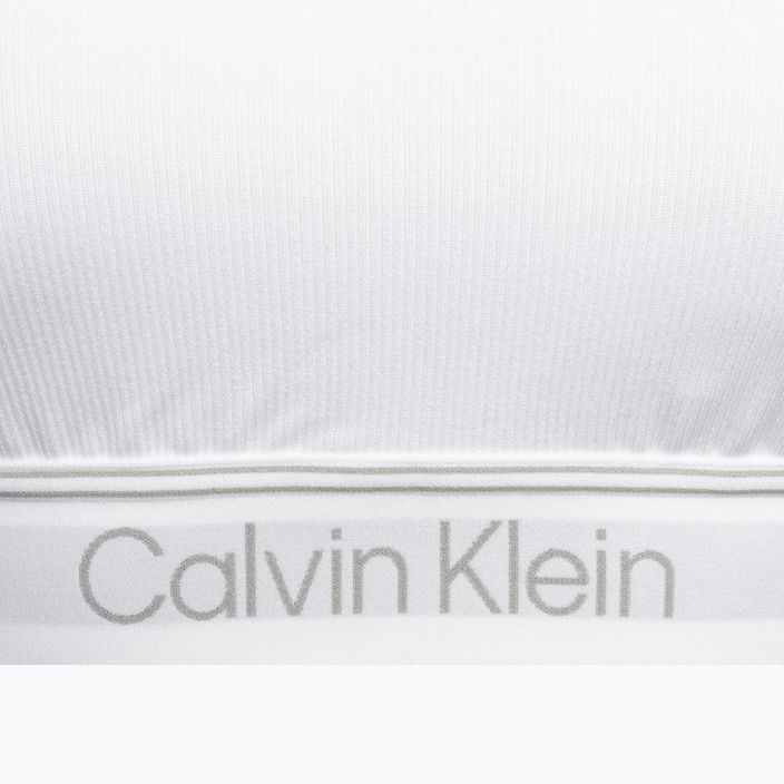Calvin Klein Medium Support YAF ryškiai balta fitneso liemenėlė 3