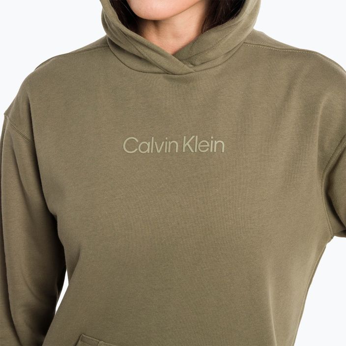Calvin Klein vyriškas džemperis su gobtuvu 8HU grey olive 4