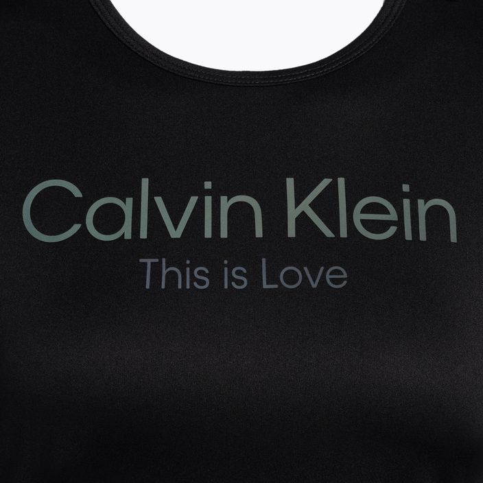 Moteriški Calvin Klein Knit black beauty marškinėliai 7