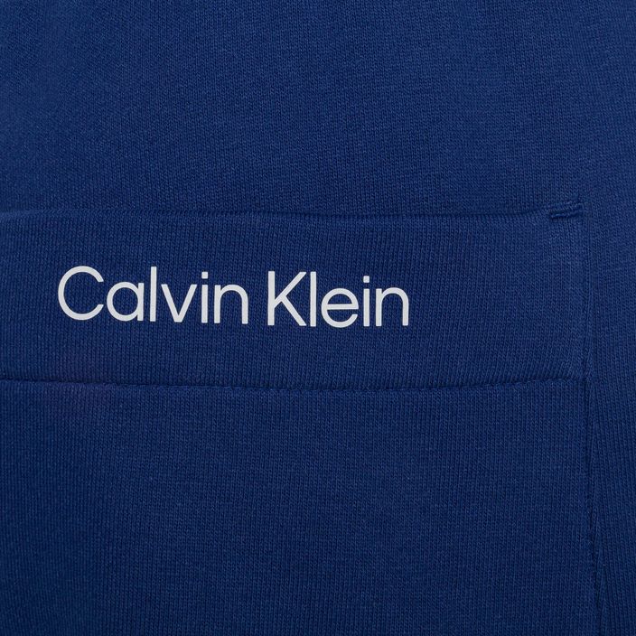 Vyriški Calvin Klein 7" Knit 6FZ mėlyni giluminiai treniruočių šortai 7