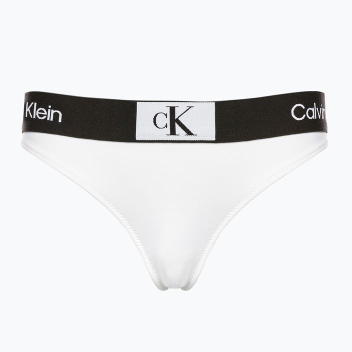 Calvin Klein Maudymosi kostiumėlių apatinė dalis YCD balta