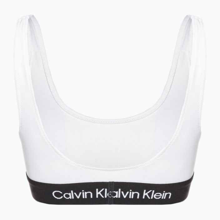 Calvin Klein Bralette-Rp maudymosi kostiumėlio viršutinė dalis balta 2