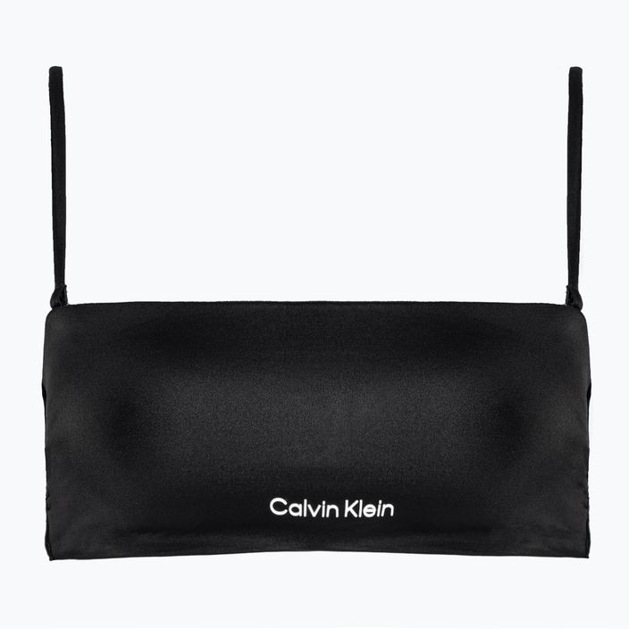 Calvin Klein Bandeau-Rp viršutinė maudymosi kostiumėlio dalis juoda