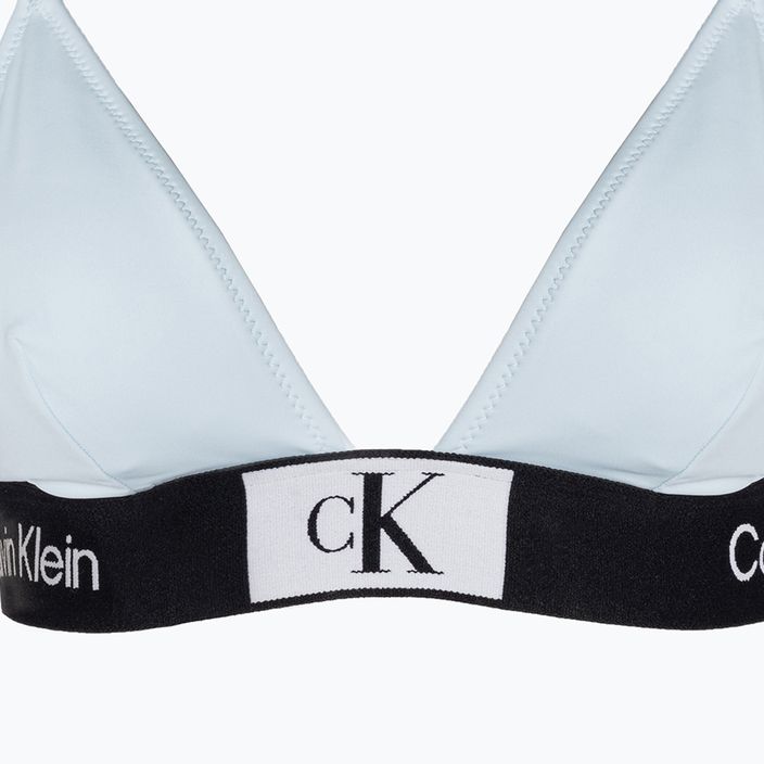 Calvin Klein Trikampis-Rp mėlynas maudymosi kostiumėlio viršus 3