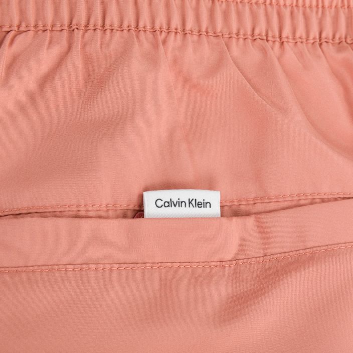 Vyriški Calvin Klein Medium Drawstring maudymosi šortai rožinės spalvos 4