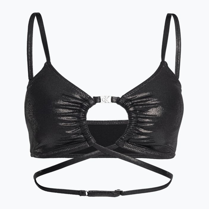 Calvin Klein Bralette-Rp maudymosi kostiumėlio viršutinė dalis juoda