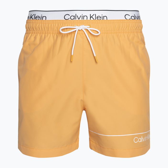 Vyriški maudymosi šortai Calvin Klein Medium Double WB buff orange