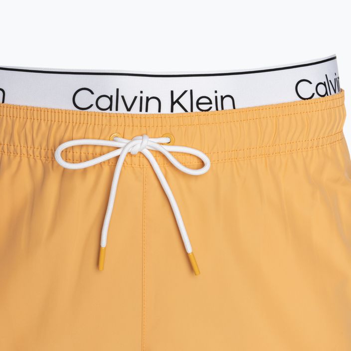 Vyriški maudymosi šortai Calvin Klein Medium Double WB buff orange 3