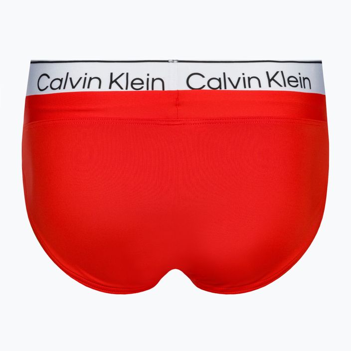 Vyriškos maudymosi kelnaitės Calvin Klein Brief Double WB red 2